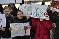 Kinder der Stadt Ludwigsfelde setzen sich für den Lärmschutz ein