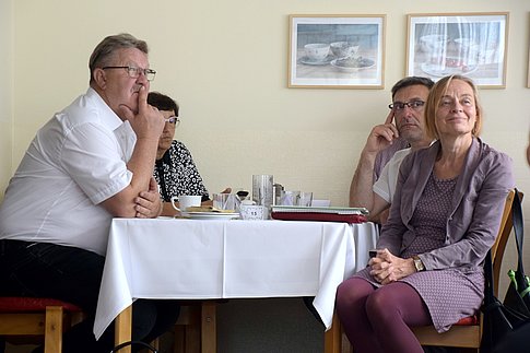 Kommunalpolitisches Arbeitsfrühstück mit den Vorsitzenden der im Landtag Brandenburg vertretenen Fraktionen / Petra Budke, MdL Fraktion BÜNDNIS 90/DIE GRÜNEN